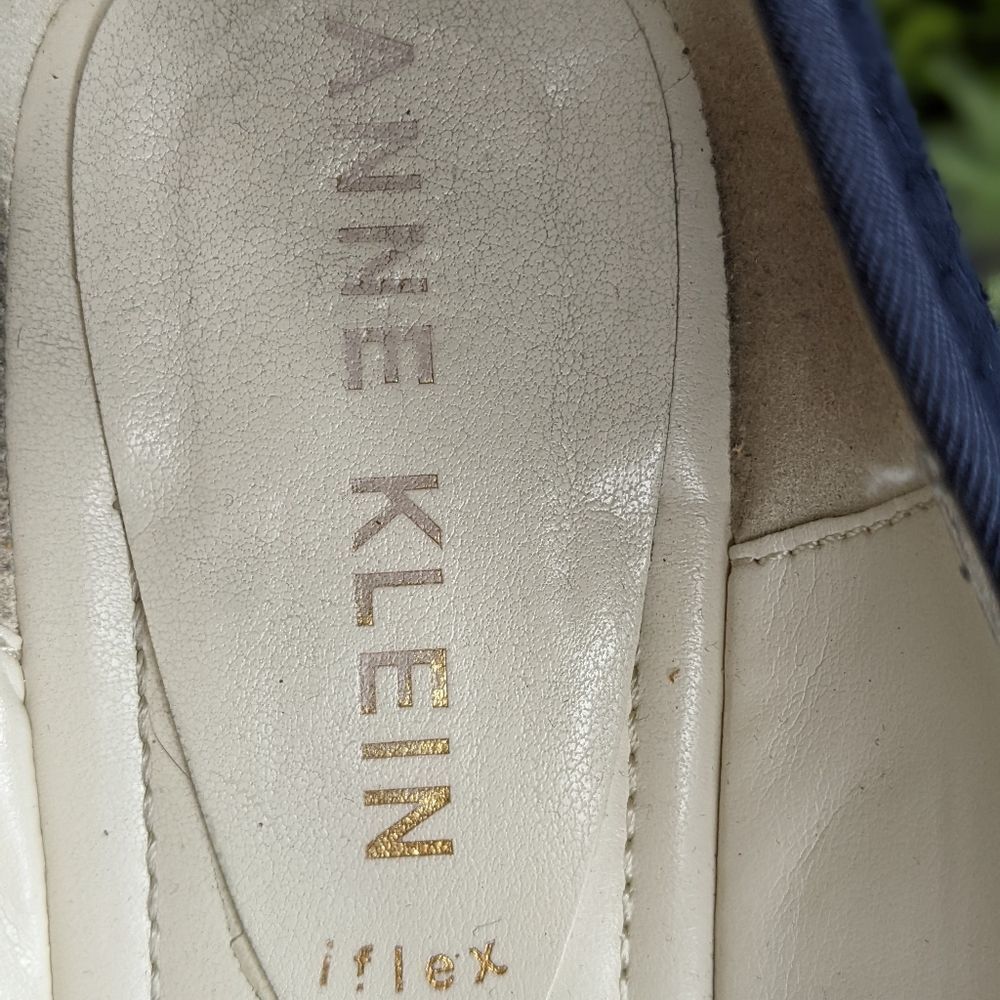 Anne Klein Akoni Snakeskin Pointed Toe Flats - Picture 8 of 9